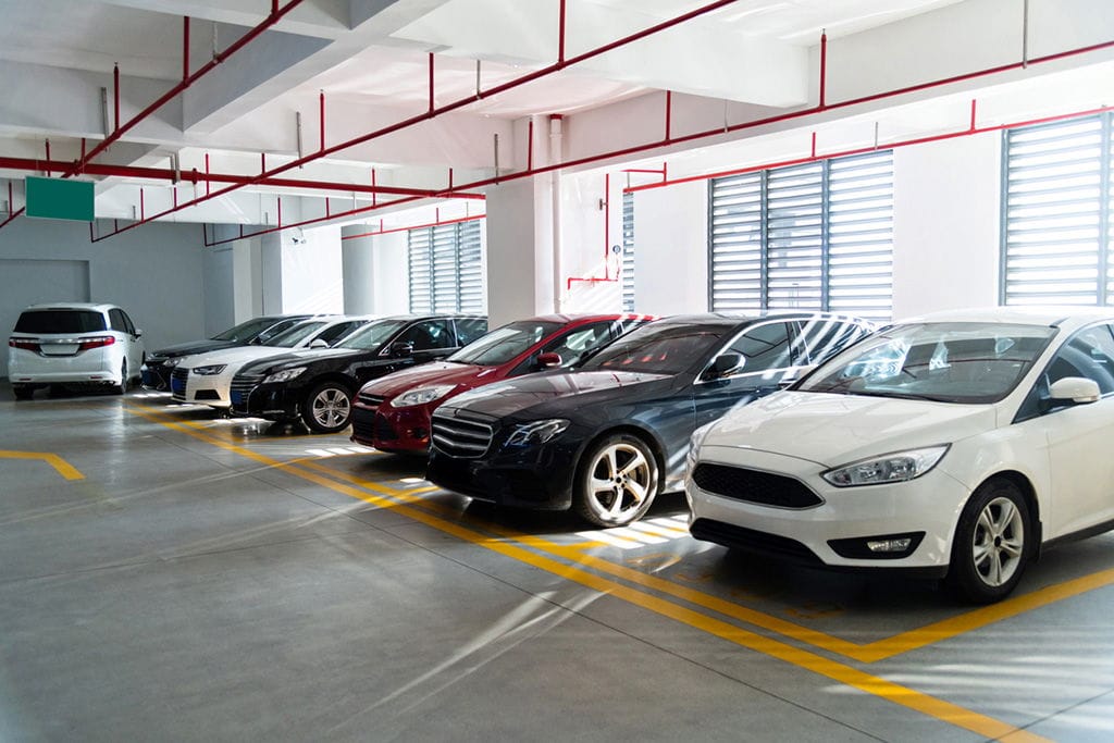 Fleet parking garage for Turo hosts